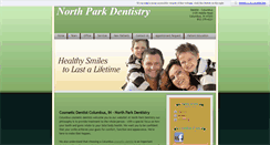 Desktop Screenshot of northparkdentistry.com